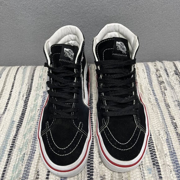 Vans Sk8-Hi Lightning Bolt Black/White Sneakers 6.5 M 8 W - Picture 3 of 9